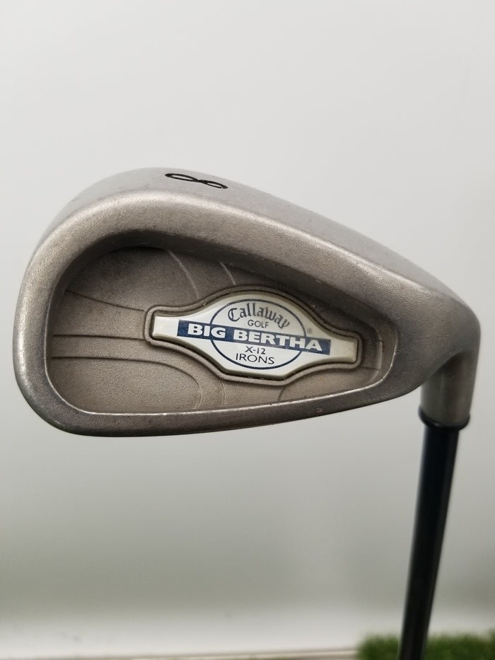 1998 CALLAWAY BIG BERTHA X12 8 IRON LIGHT FLEX GOLF RCH 96 SERIES 36.5" GOOD