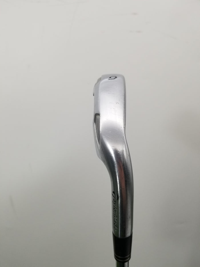 2008 TAYLORMADE TOUR BURNER 6 IRON STEEL STIFF FLEX 37.5" GOOD