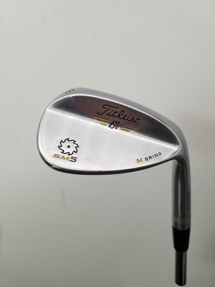 2014 TITLEIST VOKEY SM5 CHROME WEDGE 58*/08M WEDGEFLEX DYN GOLD 35" FAIR