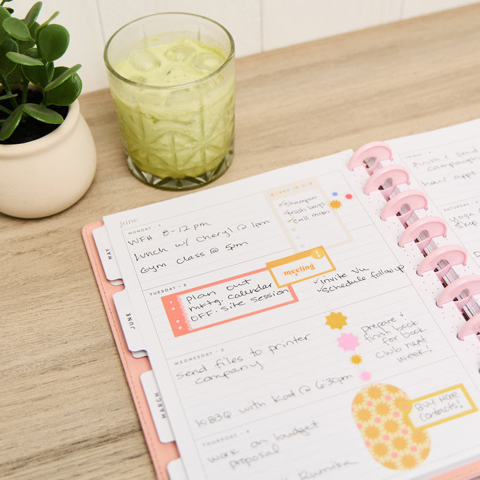 2032 SPECIALTY Pop Splash Customizable Planner - Classic Horizontal Layout - 12 Month