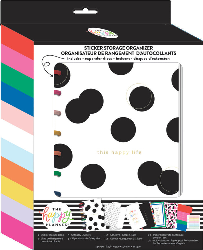 Bold and Bright Disc Bound Sticker Organizer
