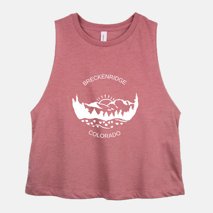 Breckenridge Colorado Logo Cropped Tank