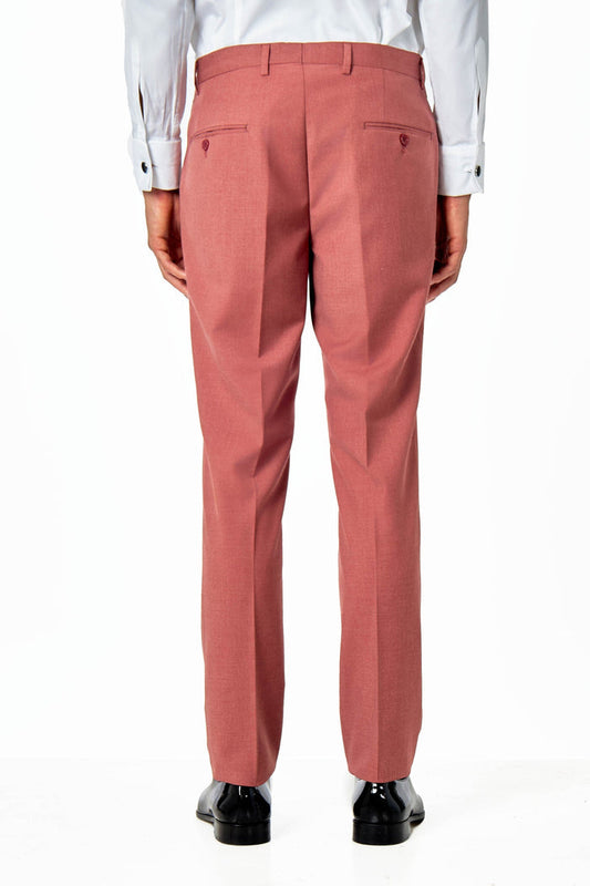 BURNT PINK FORMAL TAILORED DRESS SUIT TROUSERS