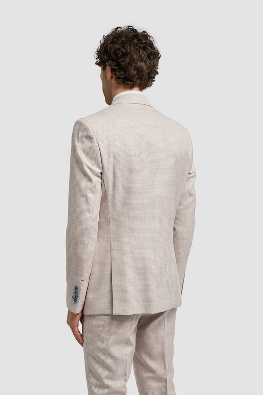 CARIDI - SLIM FIT BEIGE BLAZER
