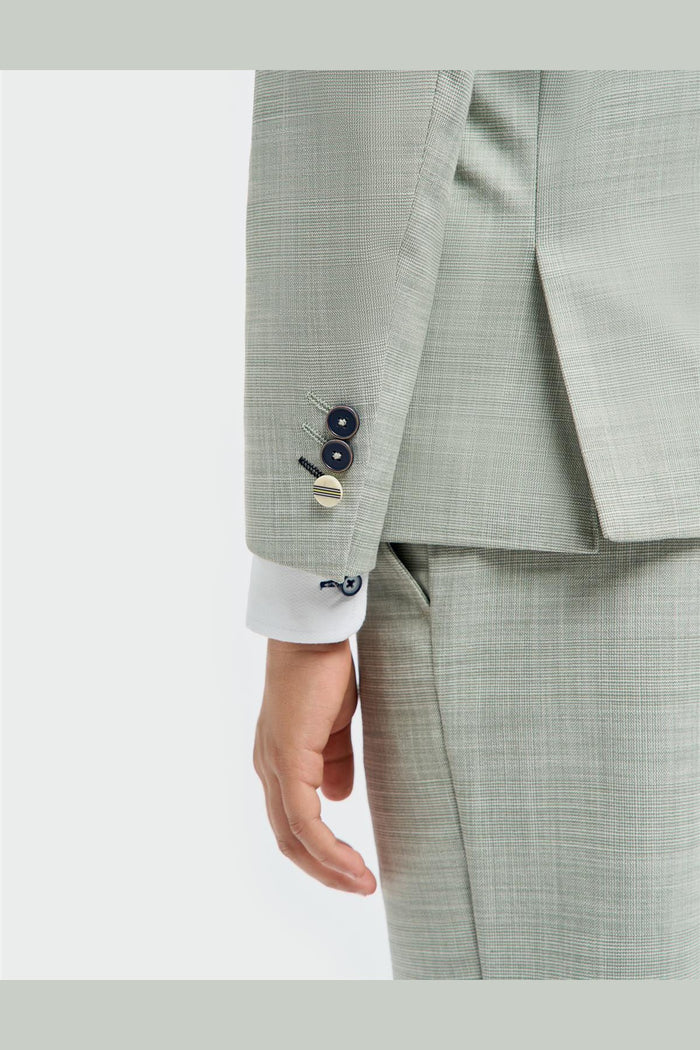 Cavani Camden Boys 3 Piece Suit in Sage Green