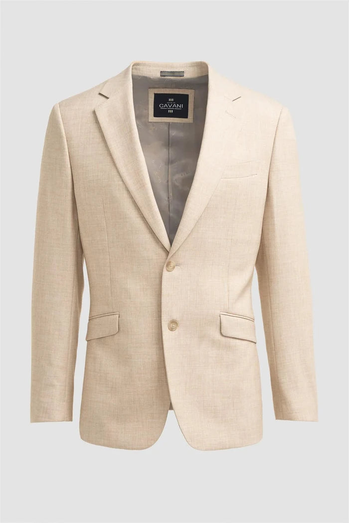 Cavani Malibu Men’s Beige Three Piece Suit