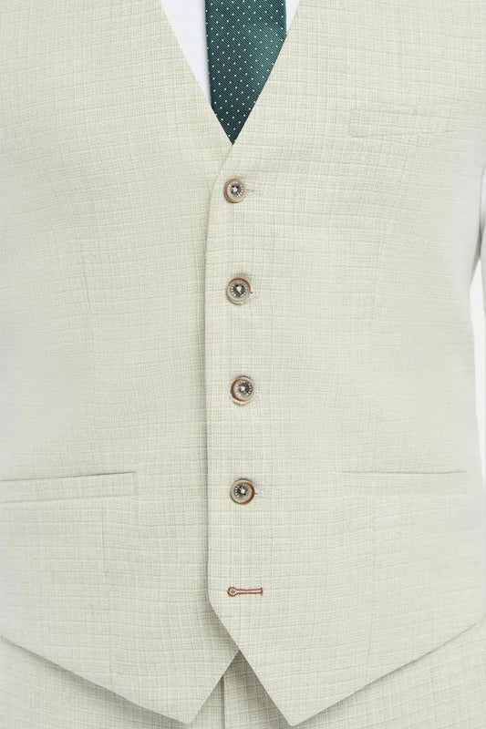 Cavani – Tropez Green Tailored Waistcoat