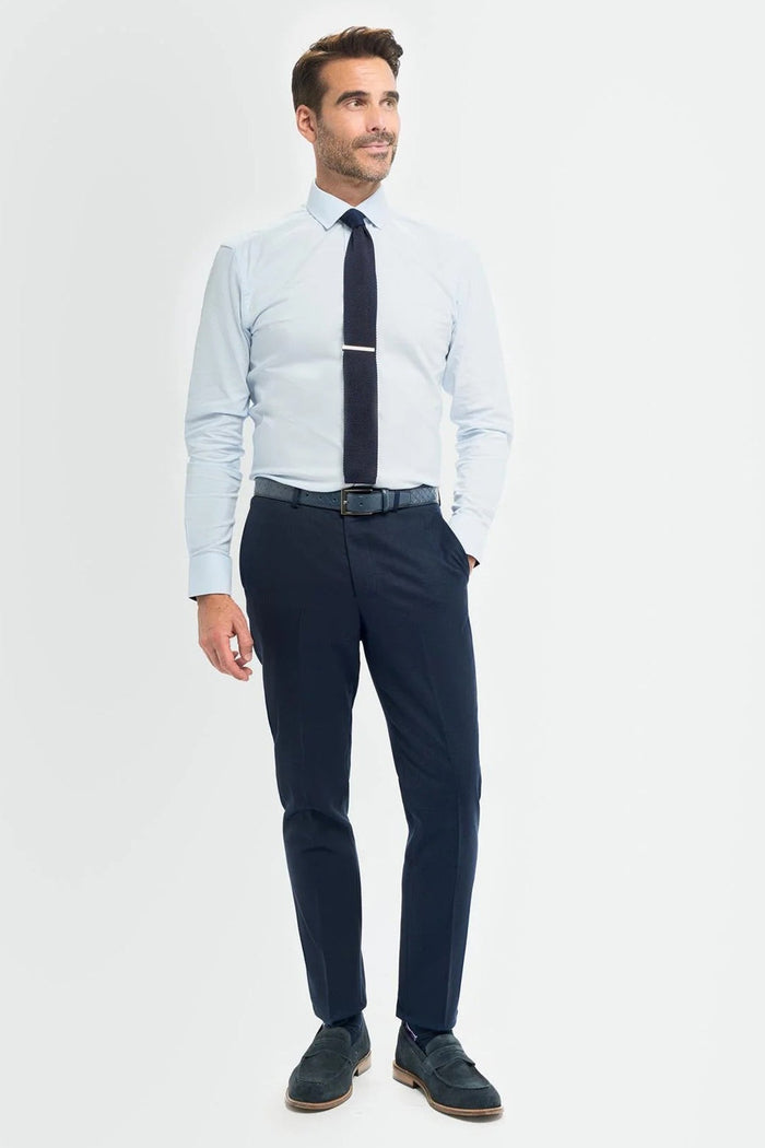 Cavani – Tropez Navy Blue 3 Piece Suit Tailored Fit