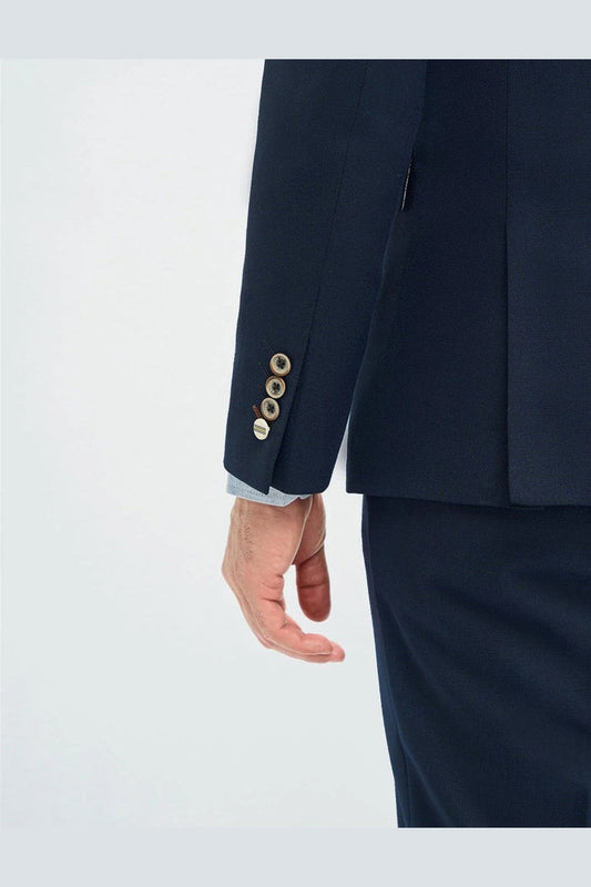 Cavani – Tropez Navy Blue 3 Piece Suit Tailored Fit