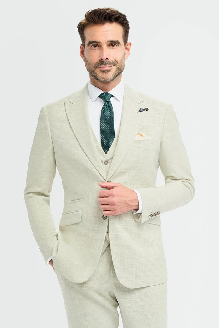 Cavani – Tropez Tailored Suit Blazer in Green