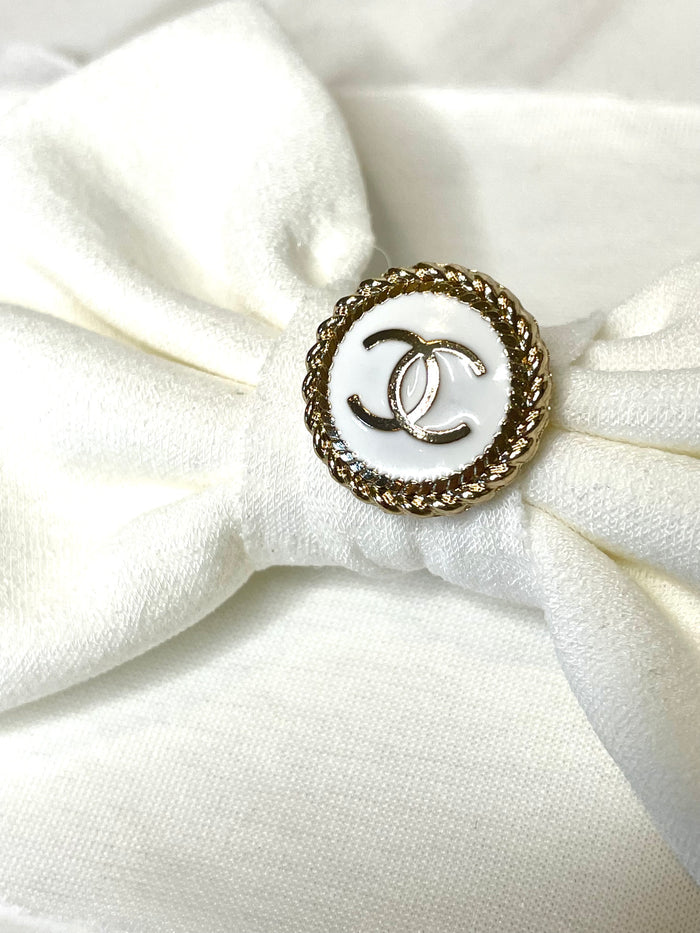 CC Baby Bow- WHITE