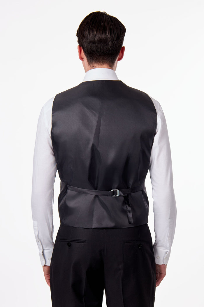 Classic Plain Black 3 Piece Suit Slim Fit