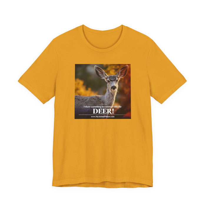 Deer! Photo Tee – Rustic Wildlife Graphic T-Shirt