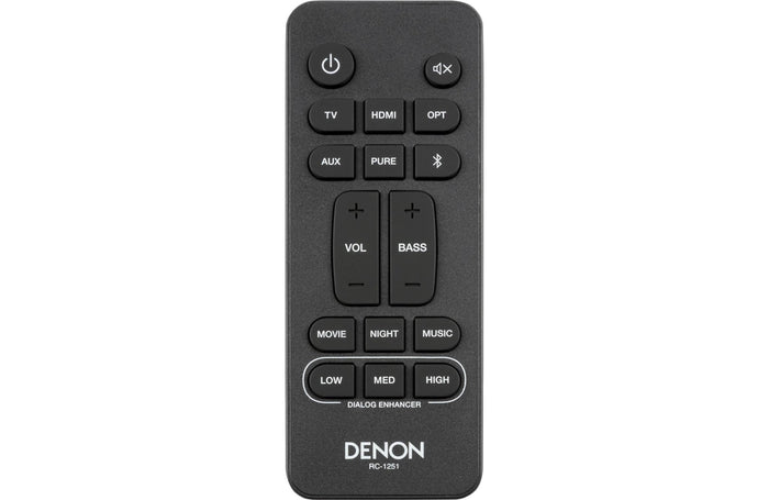 Denon DHT - C210 Powered 2.1 - Channel Sound Bar with Dolby Atmos and Bluetooth - electronicsexpo.com - Soundbars