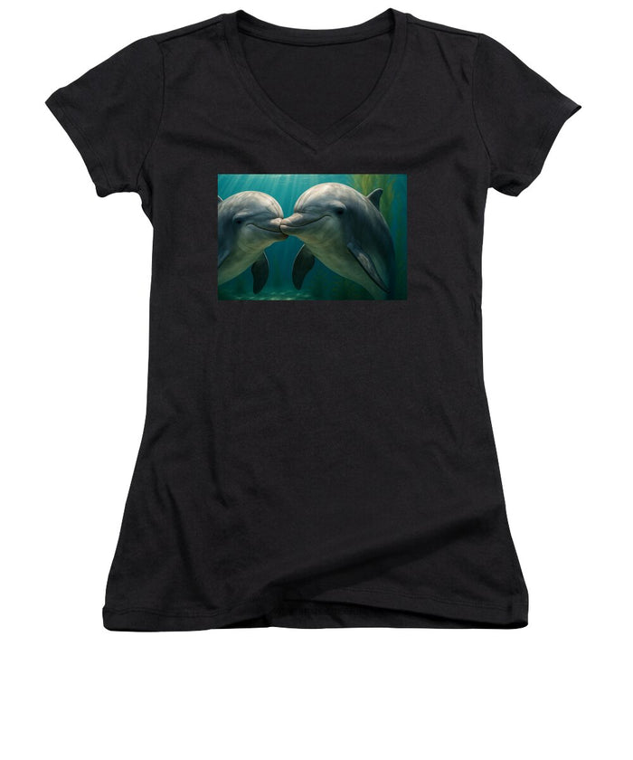 Dolphin - Women's V-Neck