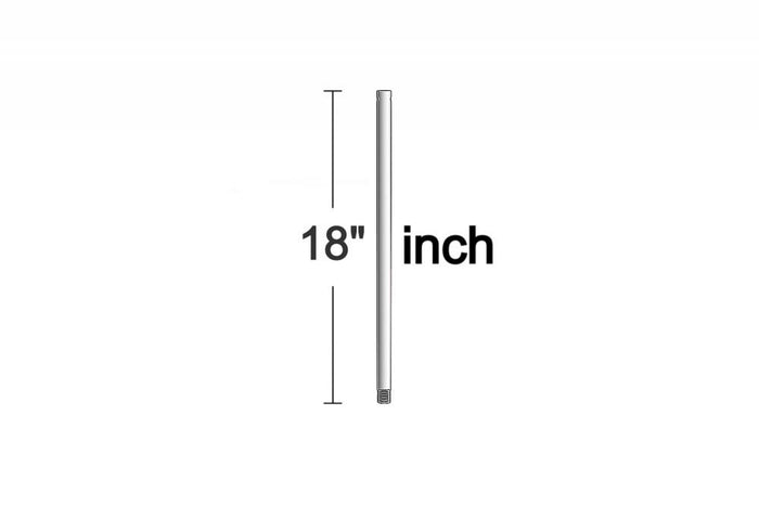 DR18TB - Tuscan Bronze 18" Downrod - Murray Feiss - IN STOCK LIGHTING - Fan Accessories