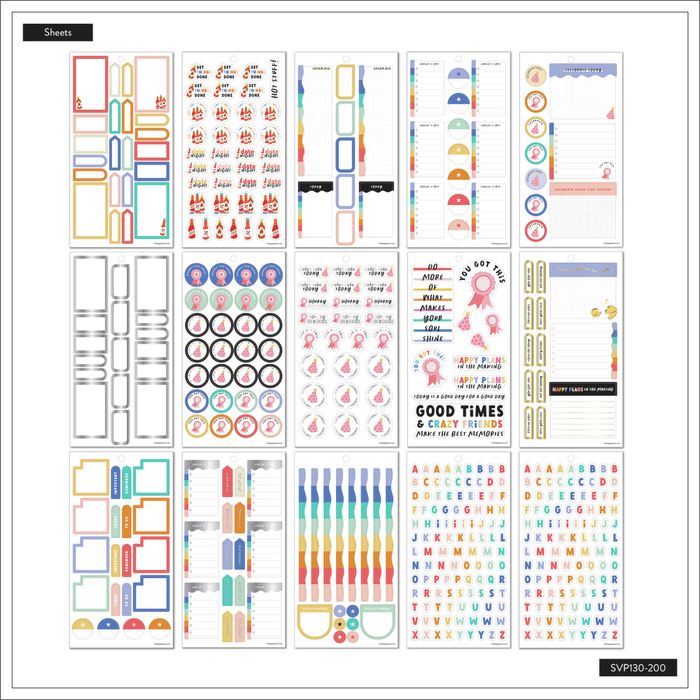 Fun Illustrations - Value Pack Stickers