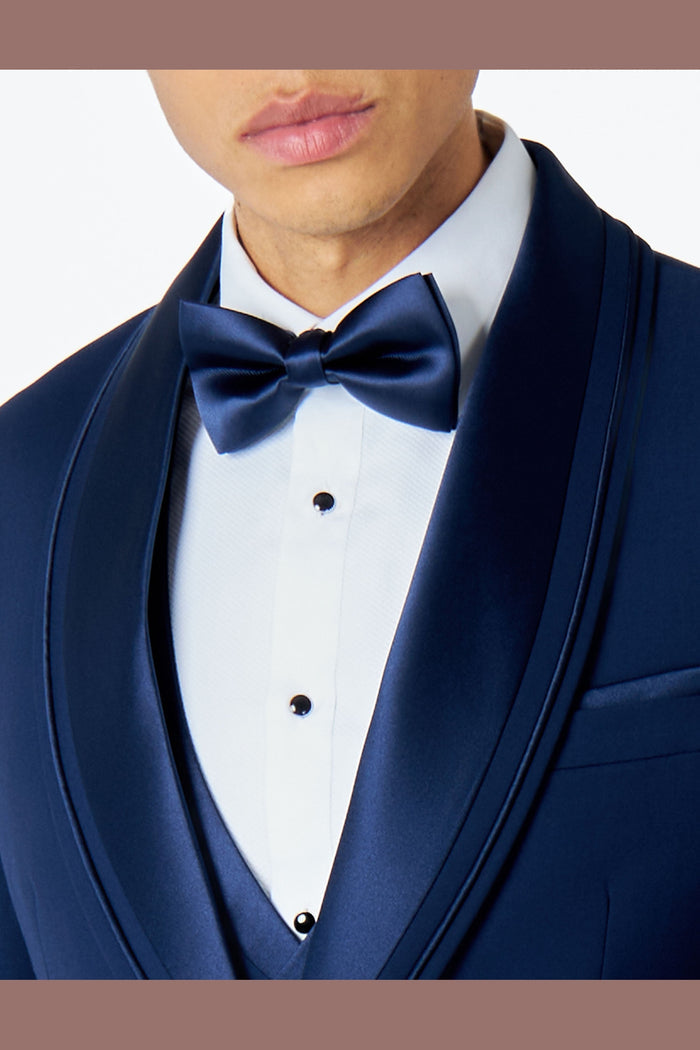 GREG – NAVY BLUE 3 PIECE WEDDING SUIT TUXEDO