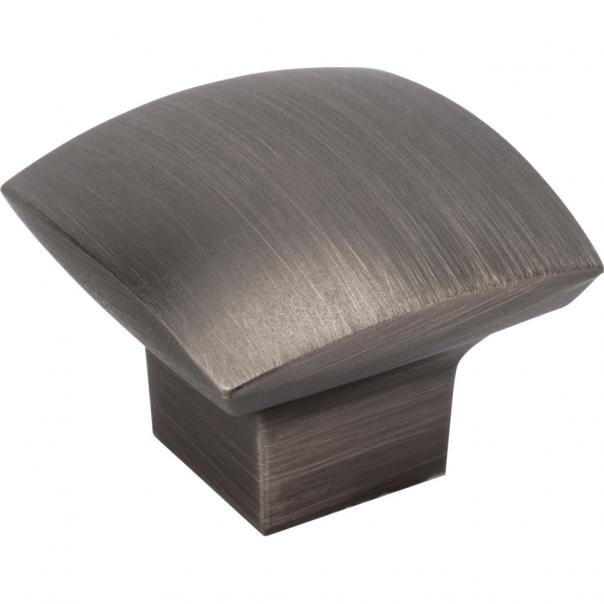 Hardware Resources 431BNBDL Sonoma 1 3/16" Square Cabinet Knob, Brushed Pewter