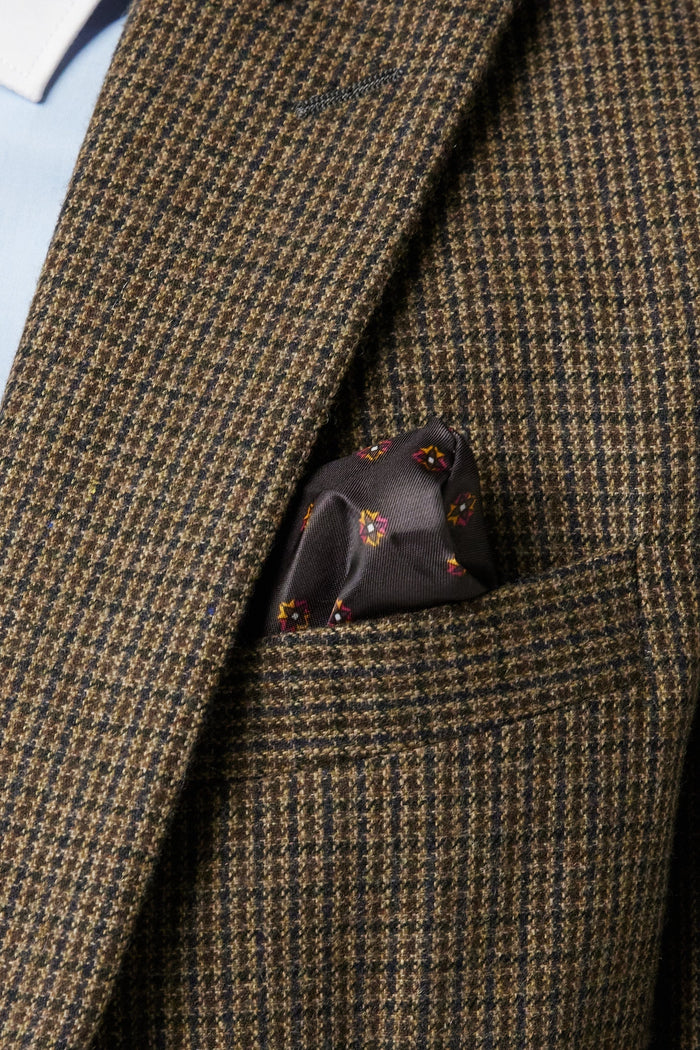 HERVE - BROWN HOUNDSTOOTH TWEED SUIT