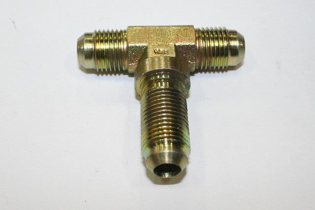 Hydraulic Fitting - #6 Bulkhead Branch Tee - Roll Off Trailer Parts