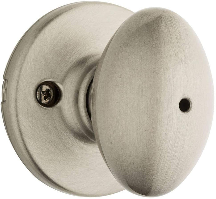 KWIKSET 300AO Aliso Privacy Lock, Satin Nickel