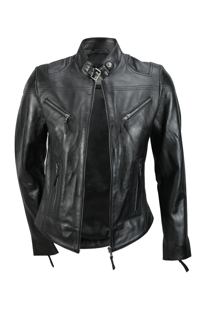 XPOSED LADIES JACKET IN BLACK