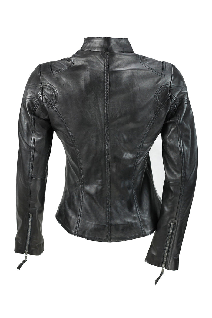 XPOSED LADIES JACKET IN BLACK