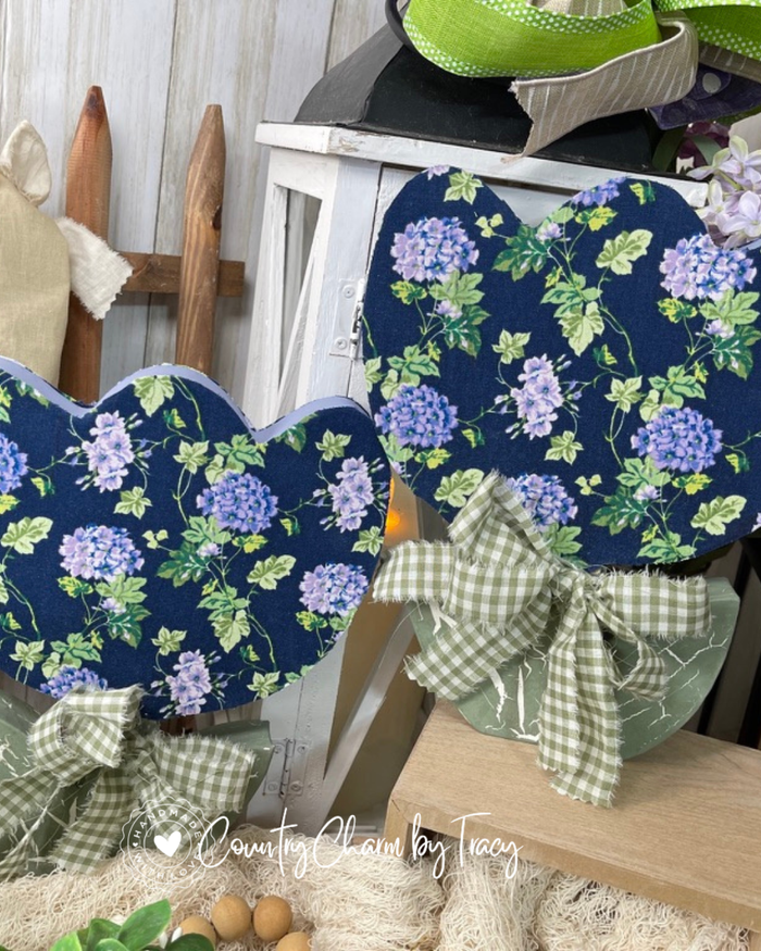 Lavender Bunny and Tulip Set of 3 – Coordinating Set - Home Decor