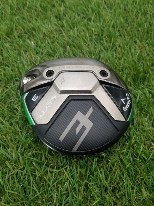 LEFTY CALLAWAY ELYTE 3 WOOD 15* CLUBHEAD ONLY VERYGOOD