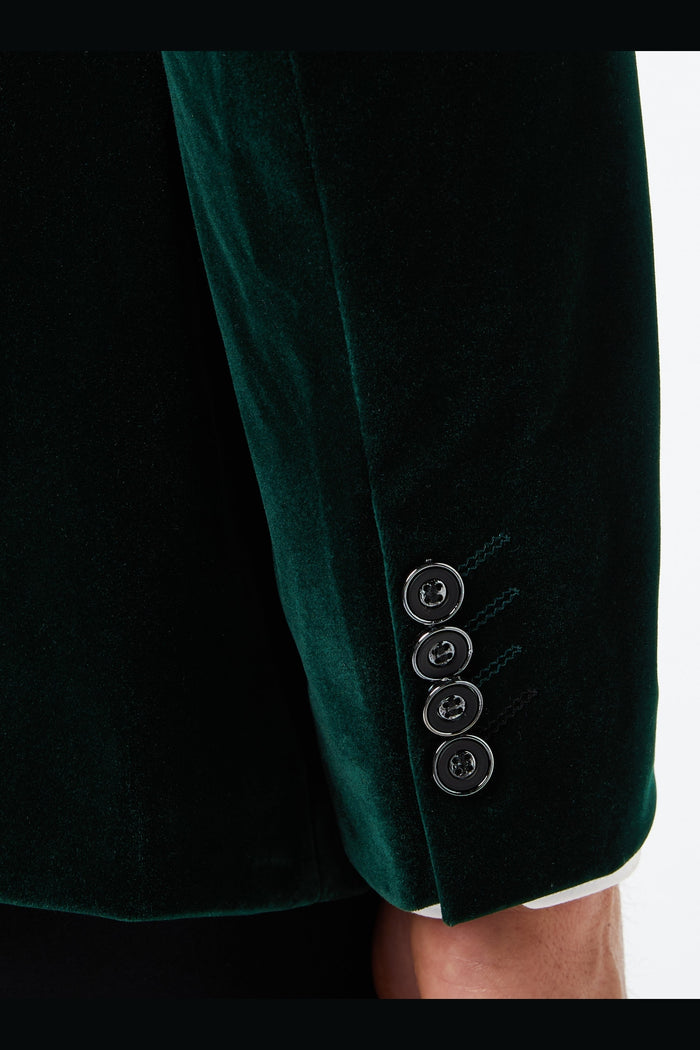 MAK - Green Soft Velvet Dinner Jacket