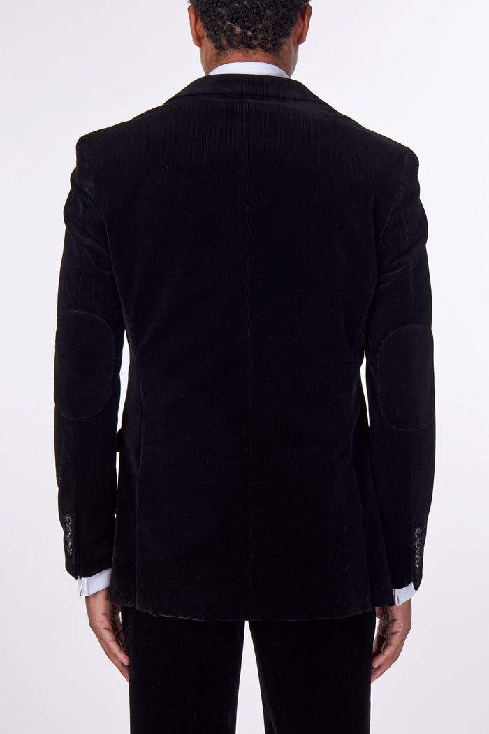 CORDUORY TAILORED FIT SUIT IN BLACK