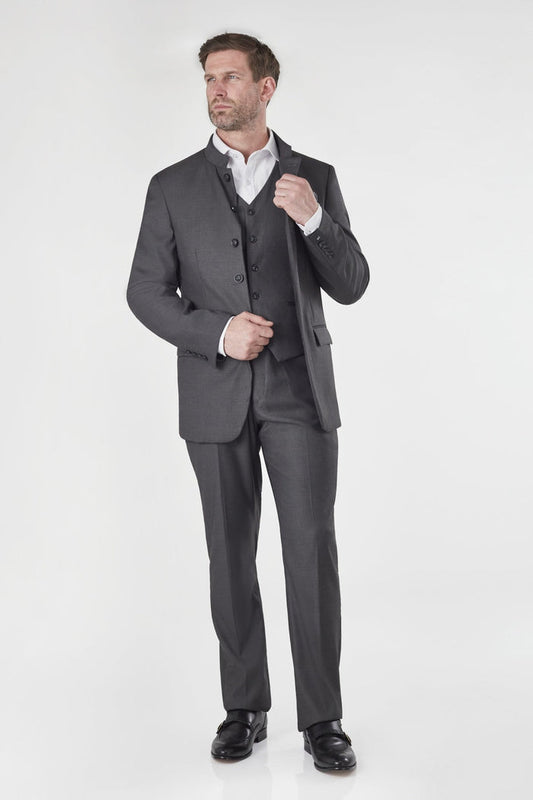 MENS GREY WEDDING PARTY WAISTCOATS