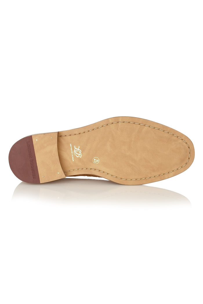 OXFORD BROGUES IN TAN