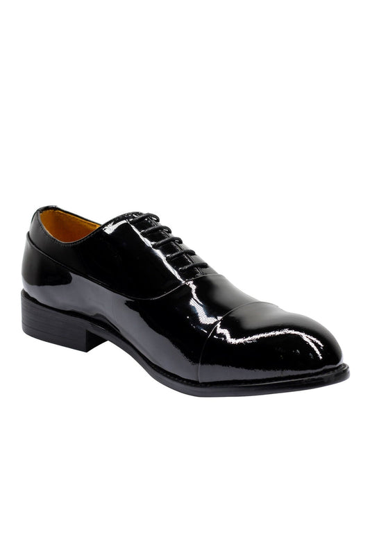 REAL LEATHER BLACK SHINY SHOES