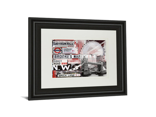 Saffron Hill By Andrew Cotton - Framed Print Wall Art - Gray