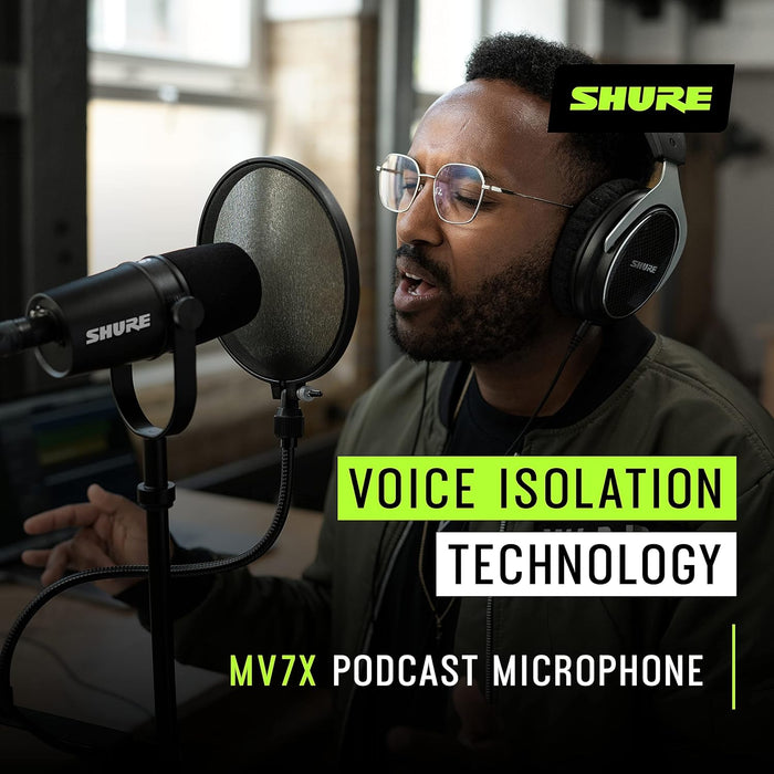 Shure MV7X Podcast XLR Microphone - electronicsexpo.com - Microphones
