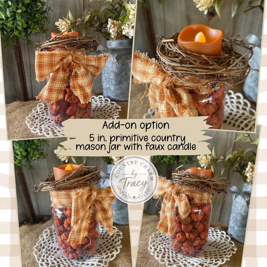 Simple Blessings of Autumn - 5x5 Shadow Box Decor