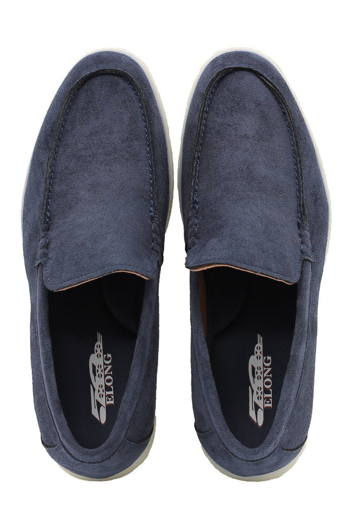SUEDE FAUX LEATHER MOCCASINS