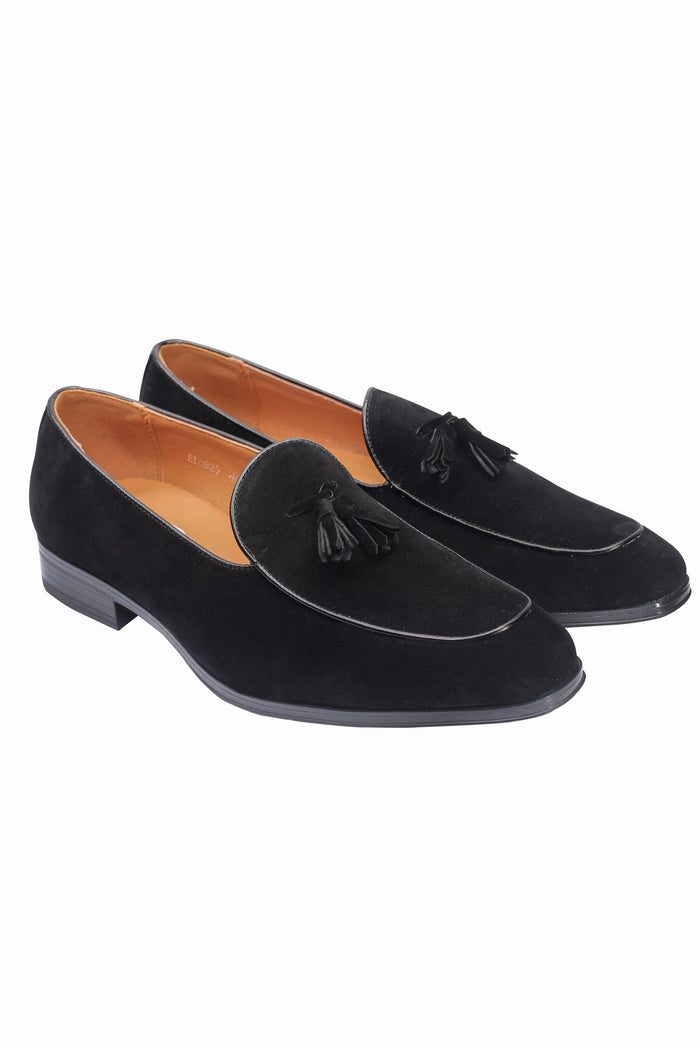 SUEDE TASSEL LOAFERS