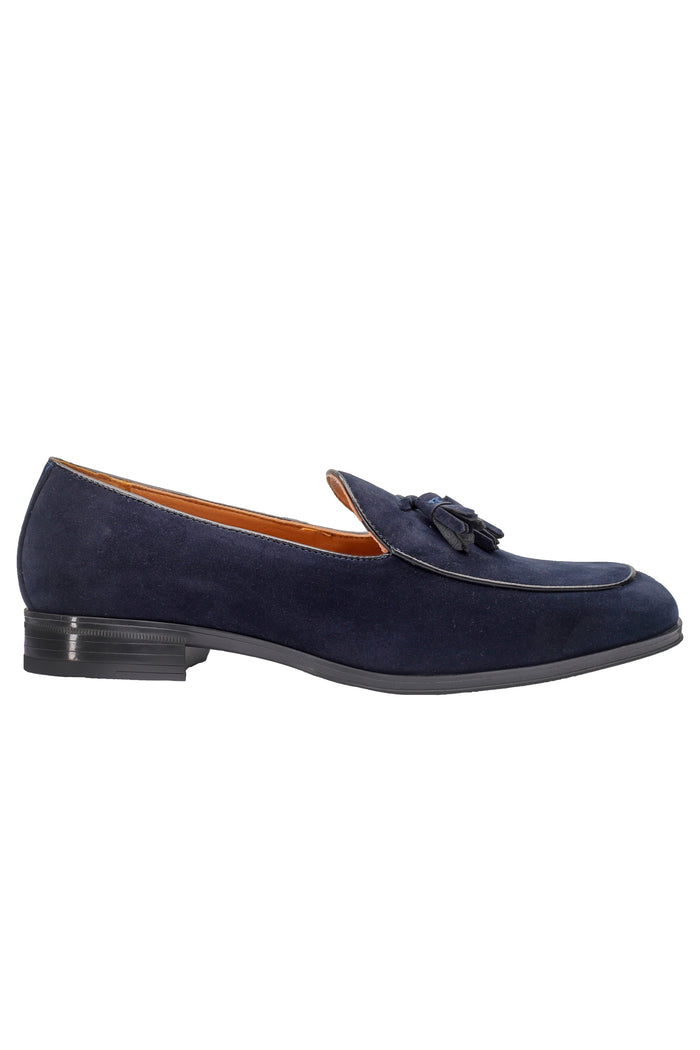 SUEDE TASSEL LOAFERS