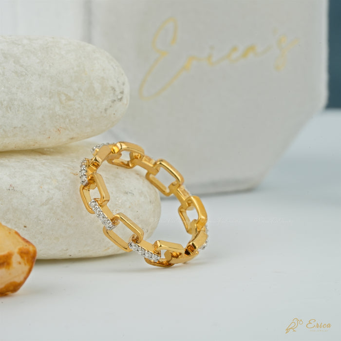 The Link - Chain Pavé Lab Grown Diamond Eternity Band
