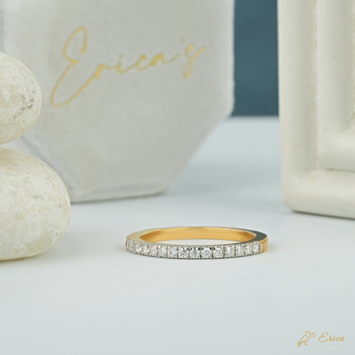 The Radiance - Pavé Lab Grown Diamond Semi Eternity Band
