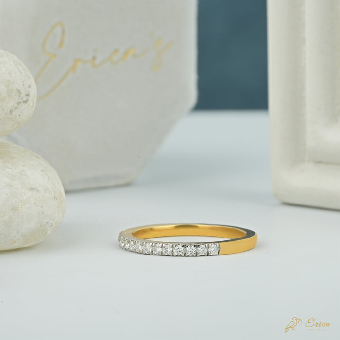 The Radiance - Pavé Lab Grown Diamond Semi Eternity Band