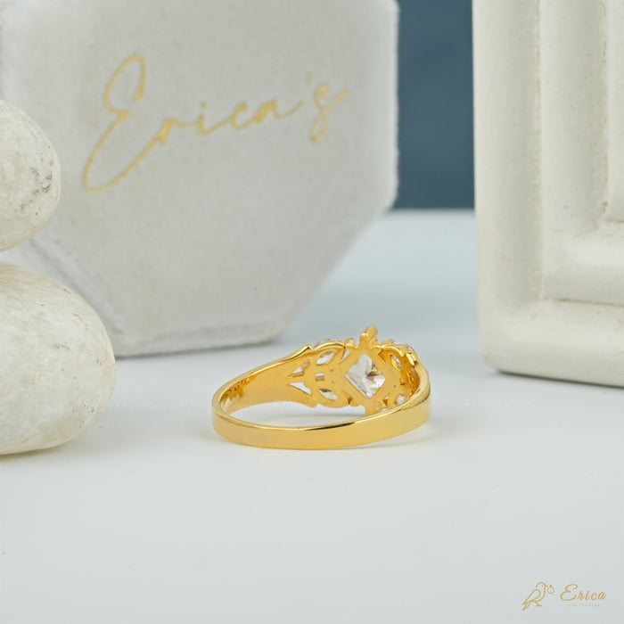The Royal - Princess Cut with Marquise Sides Lab Grown Diamond Ring