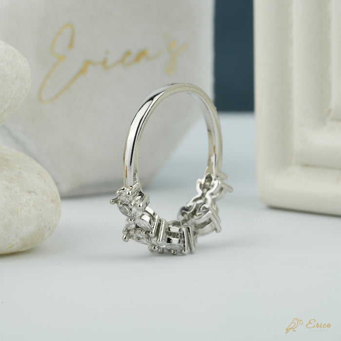 The Scatter - Vintage Lab Grown Diamond Cluster Band