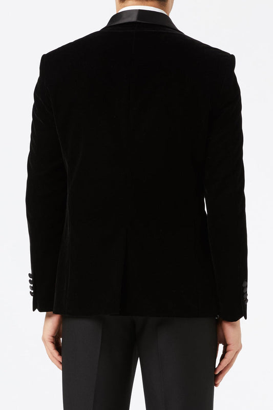 TUXEDO TIM - Black Soft Velvet Jacket