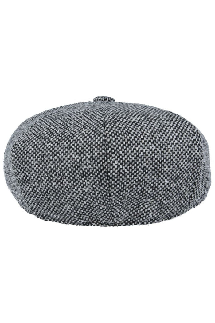 TWEED WOOL BLEND NEWSBOY FLAT CAP