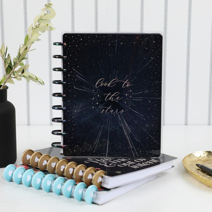 Undated Look to the Stars Happy Planner - Classic Vertical Layout - 12 Months