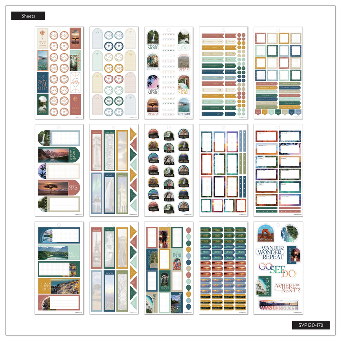 Value Pack Stickers - Getaway Vibes - Mini